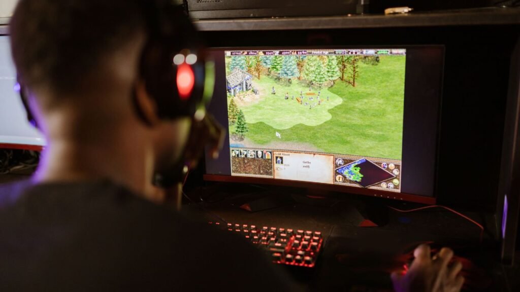 playing game